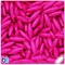 BeadTin Mulberry Opaque 19mm Spaghetti Plastic Craft Beads (150pcs)